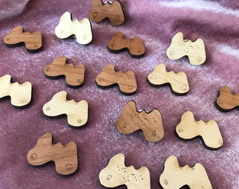 Boob / Nipple Pin Brooch
