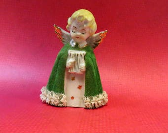 Vintage Mid Century Porcelain Japan Choir Angel Figurine