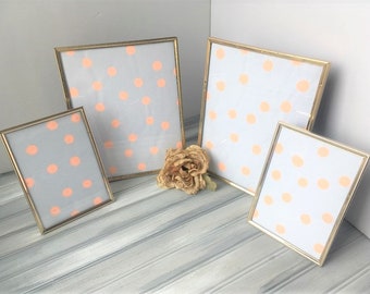 Vintage Brass Photo Frames / Brass Photo Frames / Vintage Picture Frames / Brass Picture Frames / Lot of Picture Frames