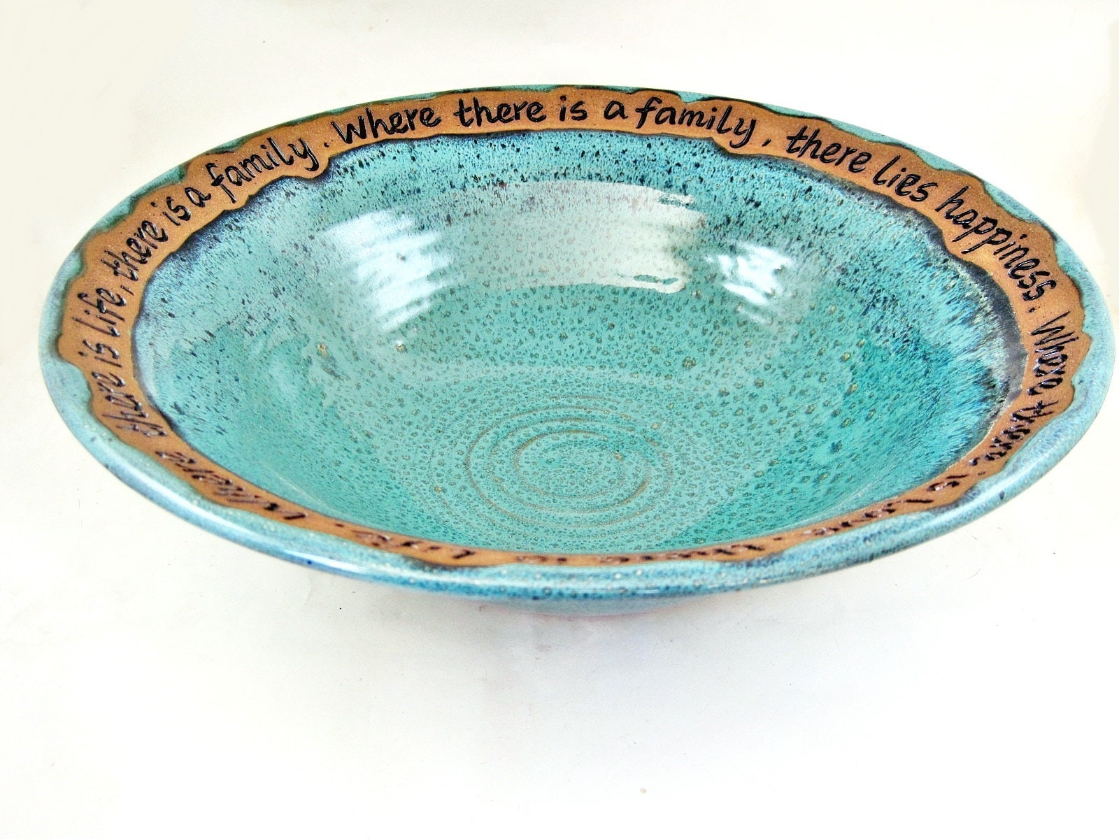 Pottery wedding bowl Ceramic blessing bowl Handmade