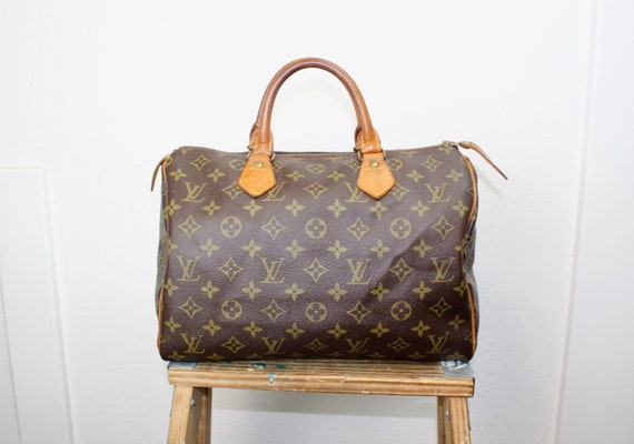 Vintage Louis Vuitton Speedy Bag Size 30 Medium Brown