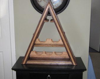 Triangular Shaped Wine Rack