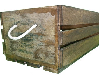 Retro vintage crate replica