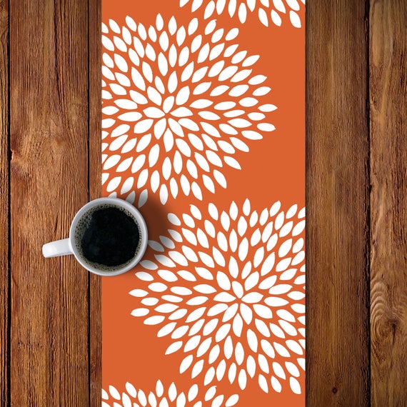 45 Colors Dahlia Table Runner Modern Flowers Like This Item