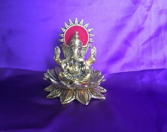 Ganesh Metal Showpiece