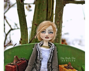 Art Doll Print-Sylvia by Christine Alvarado