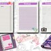 Filofax Pocket printable kit purple Home Management6 planner