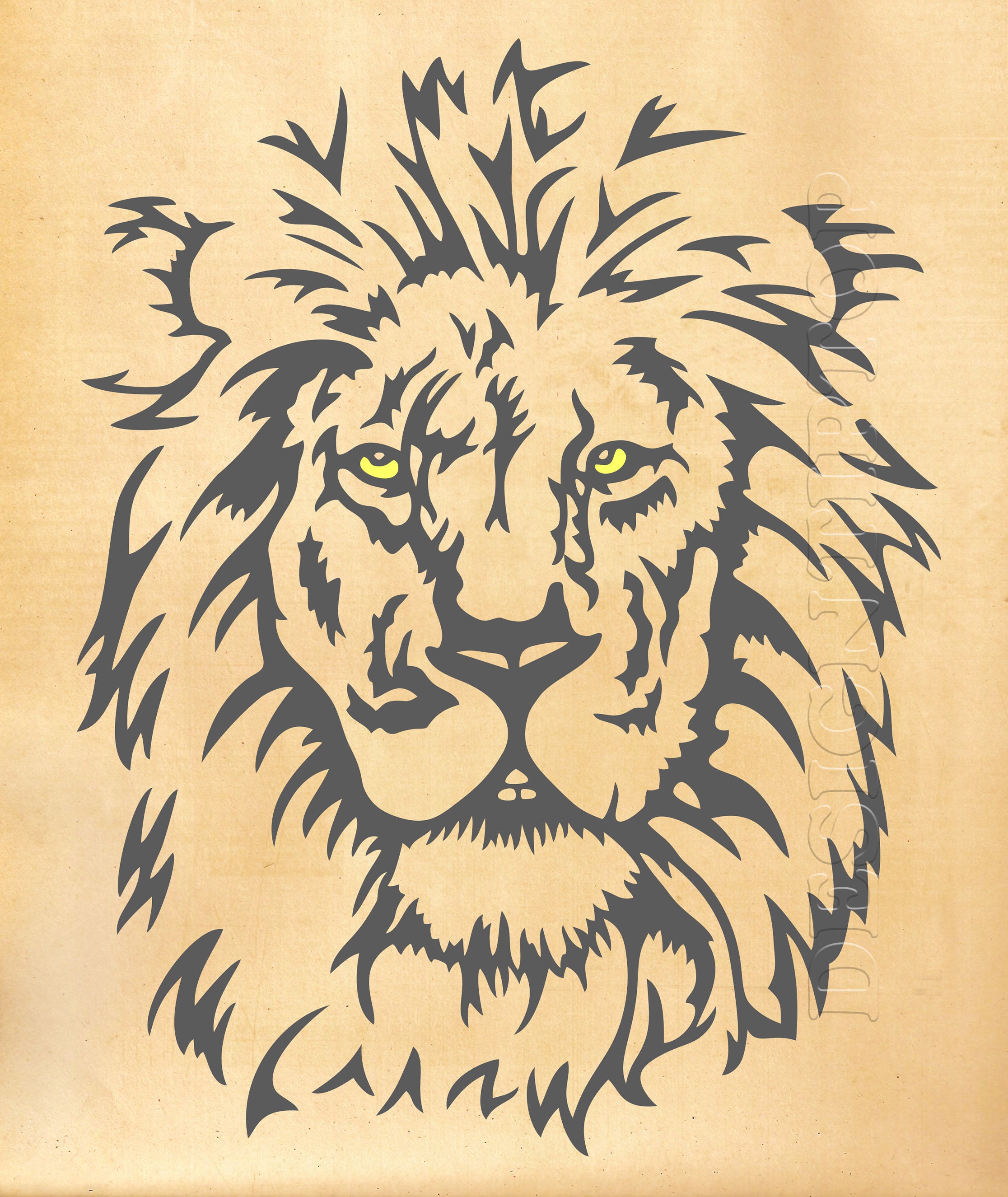 Lion SVG lion DXF lion tattoo lion t shirt lion cut file