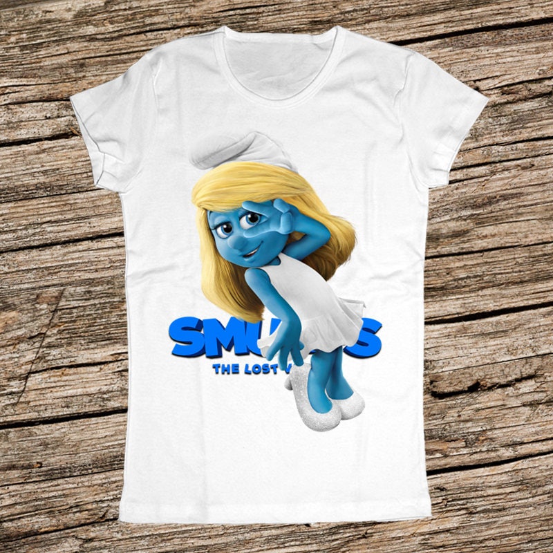 smurf birthday shirt