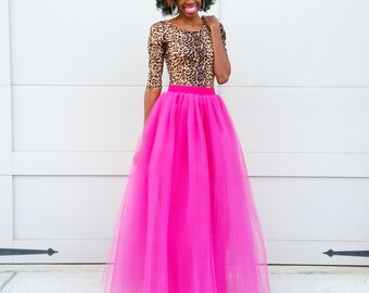 Tulle Maxi Skirt "Kennedy" - 4 Colors Available