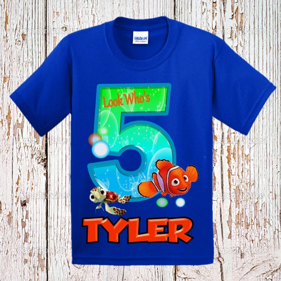 nemo birthday shirt