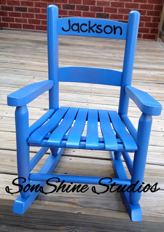 Name Decal for Child's Rocking Chair