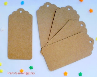 Kraft Hang Tags - Gifts, Weddings, Showers, Parties - 20 ct