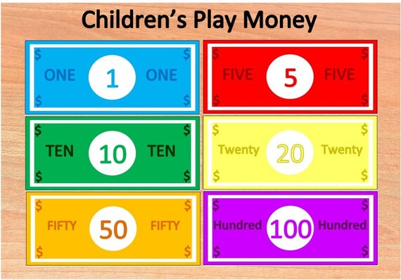 It is a picture of Witty Pretend Money Printable It is a graphic of Witty Pretend Money Printable