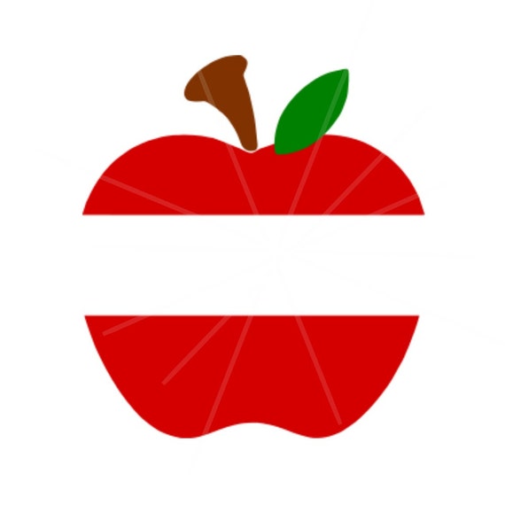 Download SVG - Split Apple SVG - Split Apple - Teacher - Teacher ...
