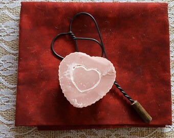 Freesia & Cherry Blossom Soap (heart-shaped)