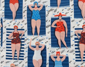 Swim Team Sunning at the Beach Dinara Mirtalipova Windham fabrics Oop Htf