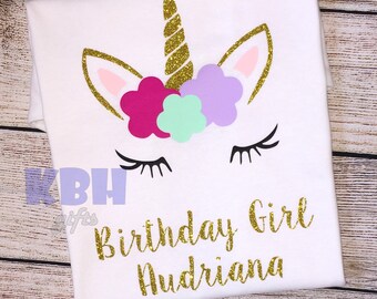 Unicorn Shirt / Unicorn Birthday Shirt