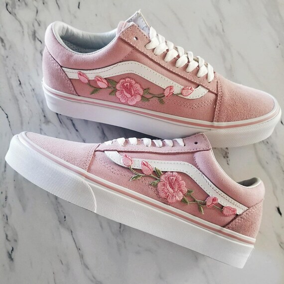 pink vans old skool