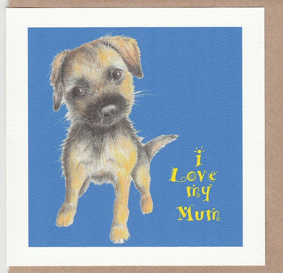 Best Of 70 Border Terrier Mother's Day Card