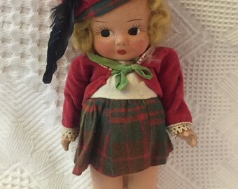 Sweetest little composition googly eyed school girl