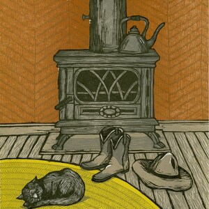 Brandi Carlile Woodcut Poster