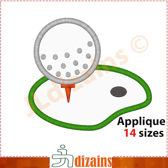 Golf Ball Machine Embroidery Design Golf Ball Machine Embroidery Design