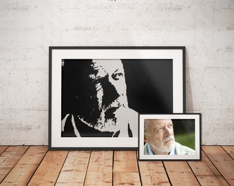 Custom Hand Painted Graphic Portraits on Canvas