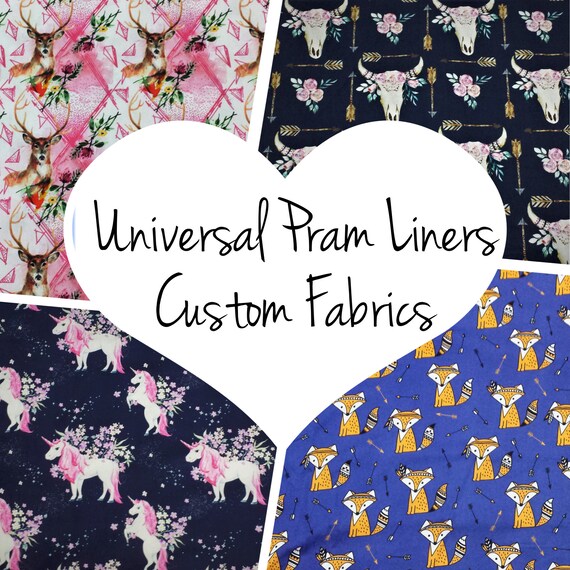 Universal Pram Liner Great Baby Shower Gift Custom Printed