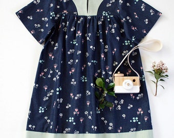 Boho Tunic Top Blouse and Dress INSTANT DOWNLOAD PDF Sewing Pattern Toddlers Children Girls Sizes 1 to 10