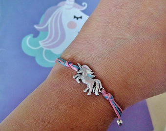 Unicorn bracelet Magical Unicorn jewelry Unicorn lover gifts Rainbow Unicorn girl bracelet Dainty Unicorn adult Unicorn kids Unicorn gifts