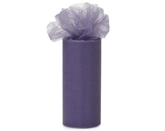 amethyst tulle- 6"x25yds**on sale now**