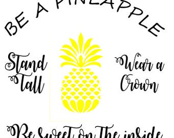 Download Pineapple saying svg | Etsy