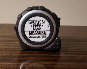 Personalized tape measure