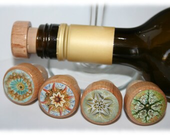 Sea Life Wine Stoppers- Ocean Wine Stopper- Marine Life Wine Stopper- Wedding Wine Stopper- Choose From 30 Sealife Wine Stopper Designs
