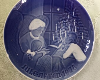 Bing and Grondahl Christmas Plate 1978