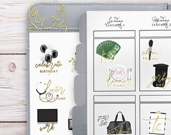 Foil Stickers | Functional Icons