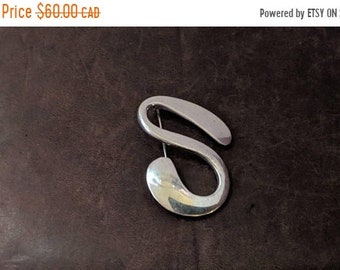 ON SALE Vintage Sterling Silver Brooch