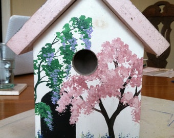 Birdhouse, painted
