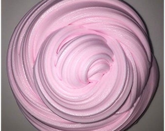 Pink fluffy slime, thick slime, slime uk