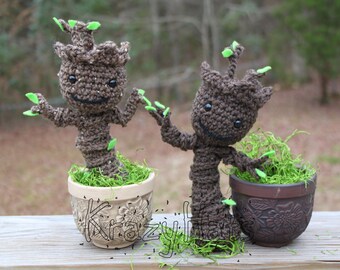 Baby Groot.Crochet baby groot.