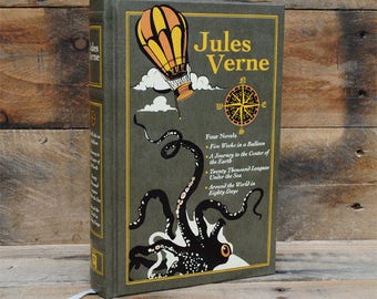 Book Safe - Jules Verne Collection - Leather Bound Hollow Book