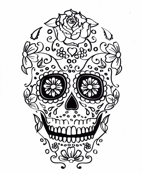 Terrible image regarding sugar skull printable Ridiculous image with regard to sugar skull printable