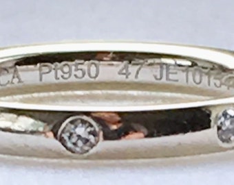 Van Cleef Platinum Diamond Band