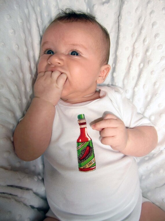 Hot and Spicy Baby Hot Sauce Onesie