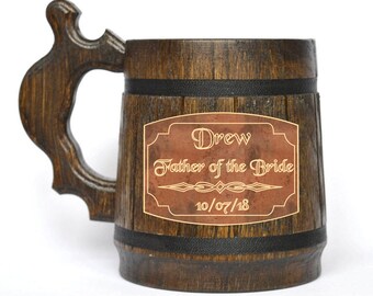 Groomsmen Beer Mug - Personalized Beer Mug - Groomsmen Beer Mug Gift - Groomsmen Mug - Engraved Beer Mug