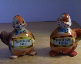 Vintage Salt and Pepper Shakers, Japan