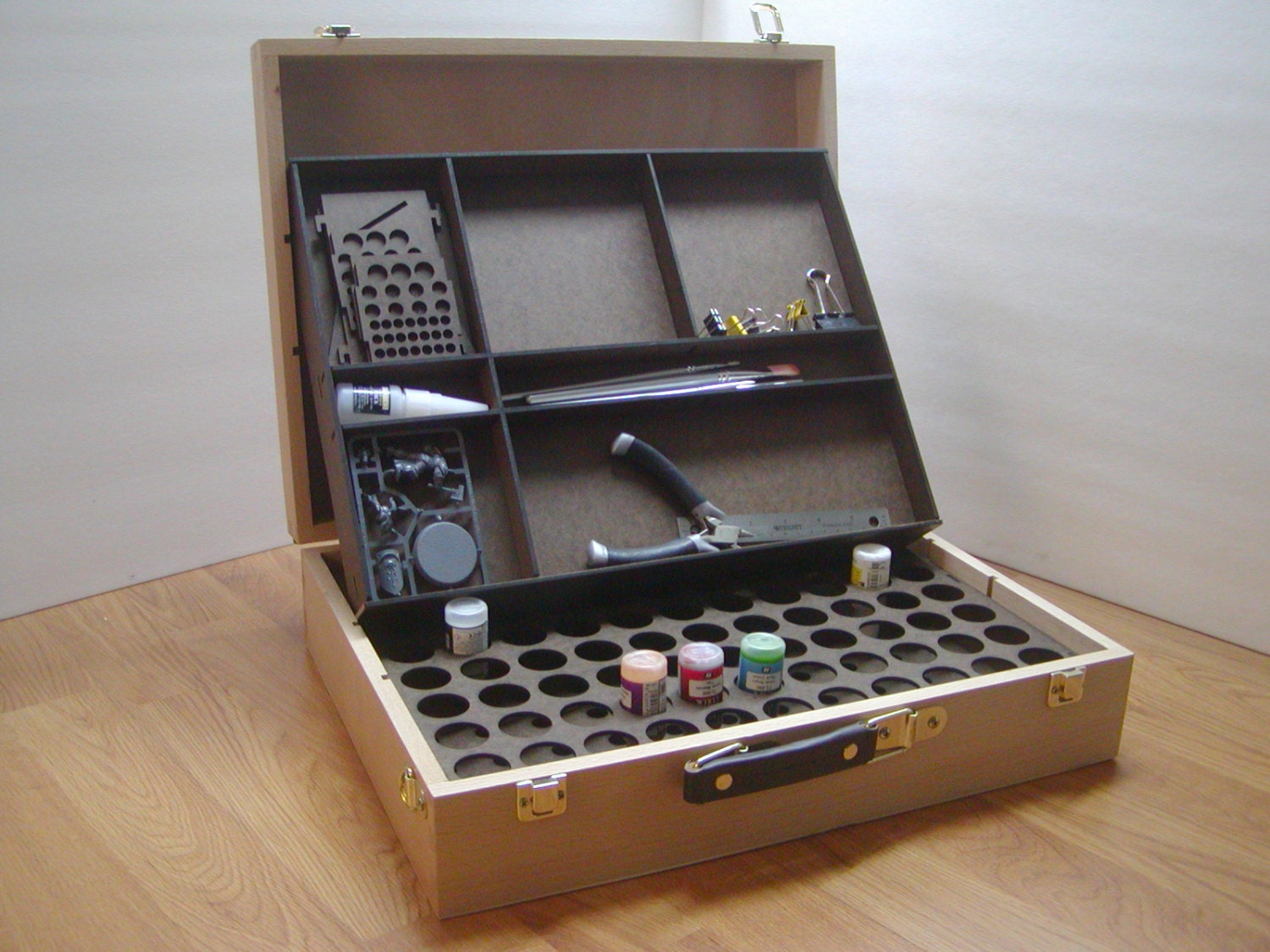 Vallejo or Army Painter style paint storage and carry insert