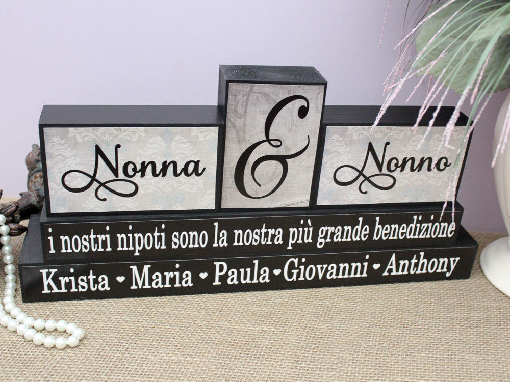 Nonna and Nonno Personalized Gift for Christmas Gift from