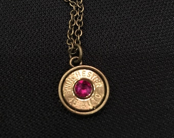 Bullet Charm Necklace